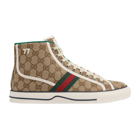 gucci high top men's sneakers|men's gucci 1977 sneaker.